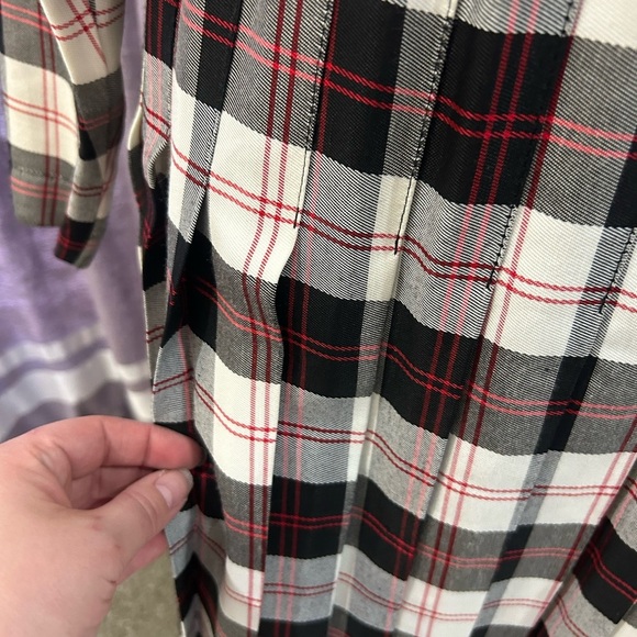 Vintage Rabbit Rabbit Rabbit Plaid Dress - Picture 5 of 7